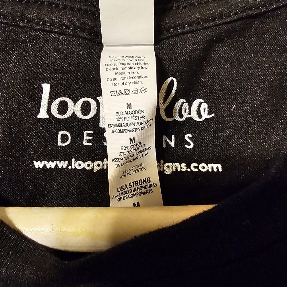 Loopty Loo Unisex "Good Vibes" Graphic T-Shirt - Picture 5 of 5